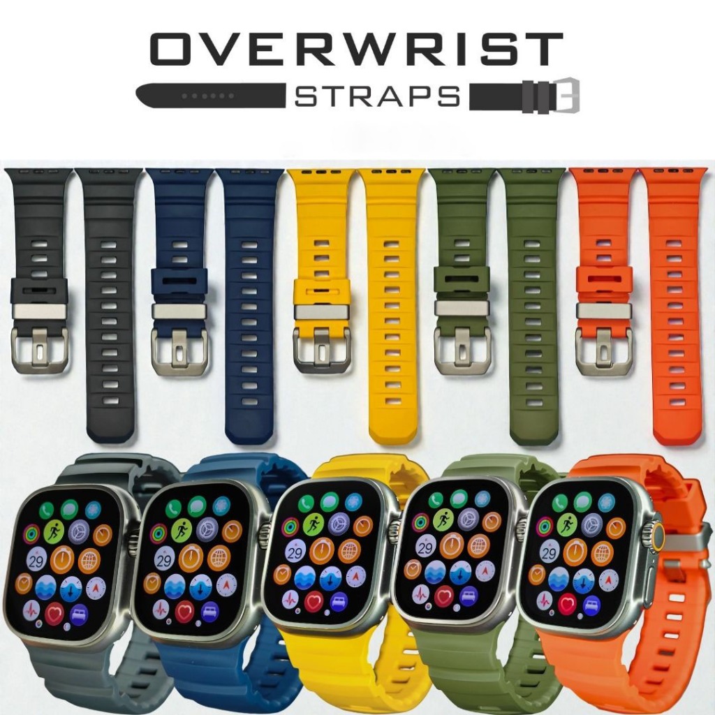 สายนาฬิกาแบบยางรุ่น Premium FKM Rubber for I-Watch