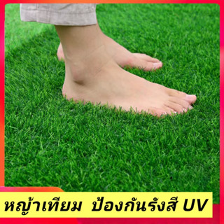 หญ้าเทียมหนา 2cmจัดส่งไทย1m*1m 1m*2m1m*3mมีพื้นเป็นตาข่าย ป้…