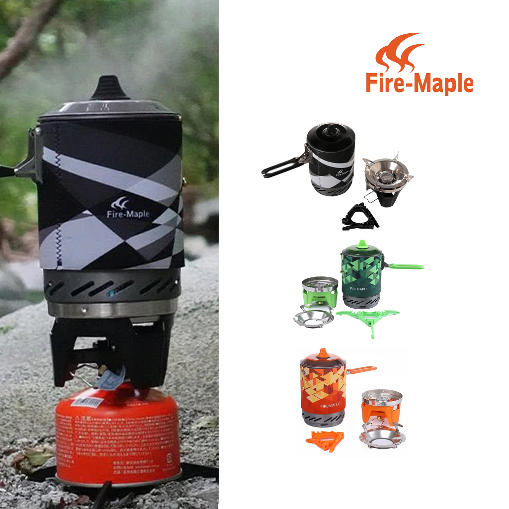 Fire Maple FMS-X2 Stove / Orange / Black / Orange ชุดเตาพร้อมหม้อ