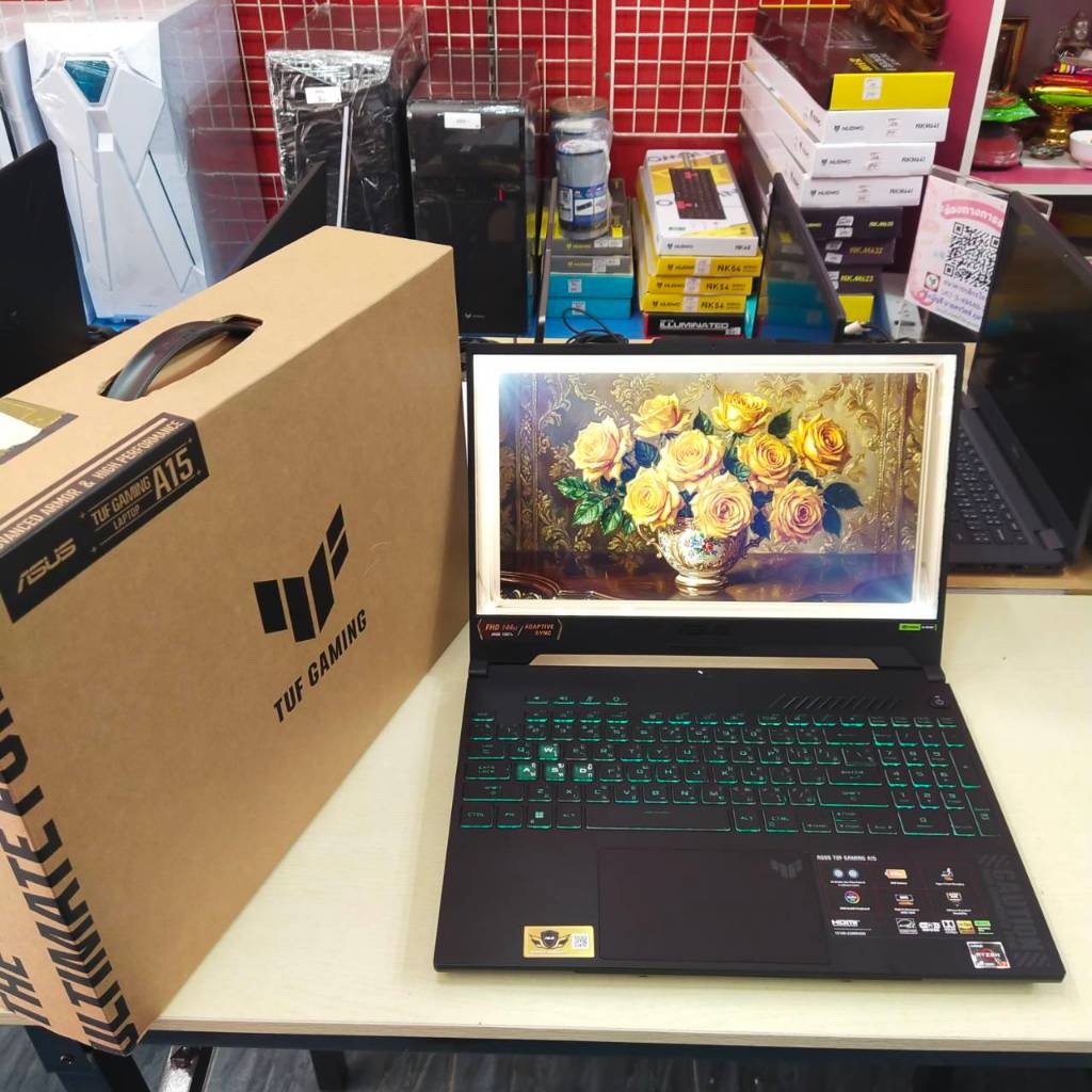 ASUS  TUF  GAMING  A15  FA507NVR – LP037W  ประกันศูนย์  Onsite  07/06/2027  สภาพเครื่อง  99%