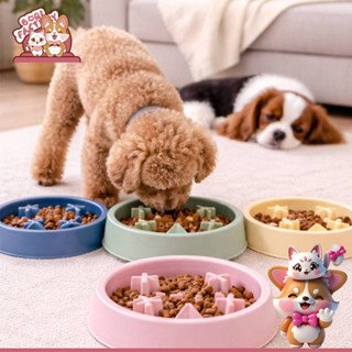 Boqi Factory ชามข้าวสุนัขฝึกกินช้า กิน เล่น เบิร์น ในชามเดีย…