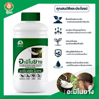 ปุ๋ยยาออนไลน์ 3 แถม 2 (ไคโตซานยาง 1 ขวด + แพลนท์โปร 1 ขวด + อะมิโนยาง 1 ขวด แถม แคลโกลว์ 100cc + เสื้อปุ๋ย 1 ตัว)