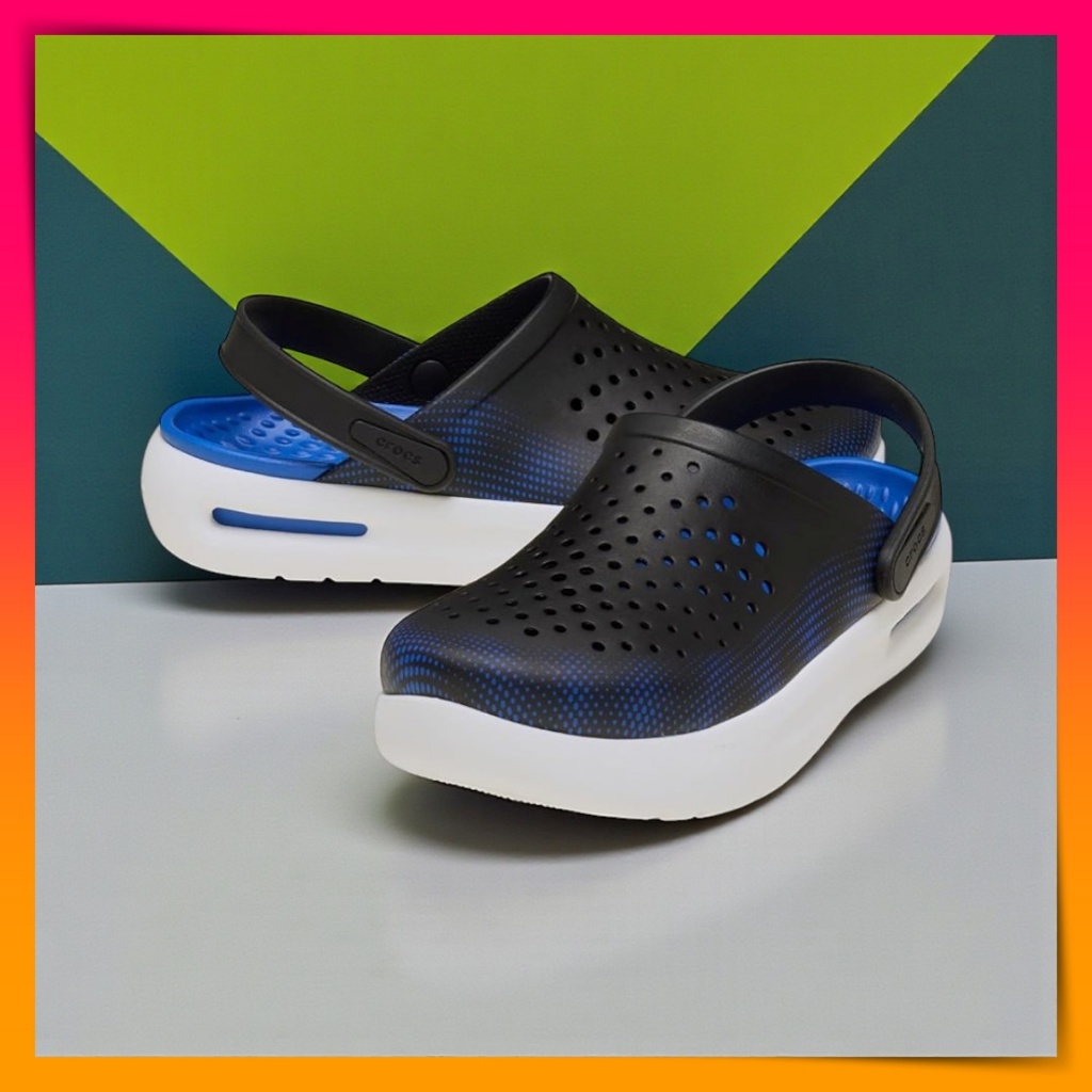 Crocs InMotion Micro Geo Clog - Black (Various Sizes)