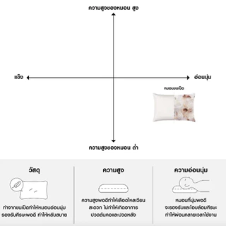 MUJI มูจิ หมอน ขนเป็ด ของแท้ นิ่ม สบายทั้งคืน FEATHER PILLOW