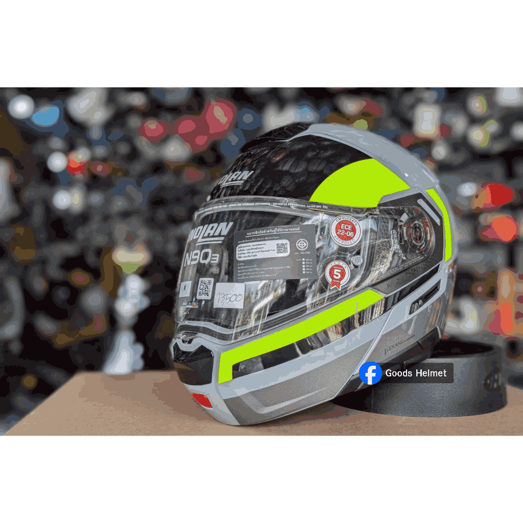 หมวกกันน็อค Flip-Up มีแว่นกันแดดชั้น จาก NOLAN N90-3