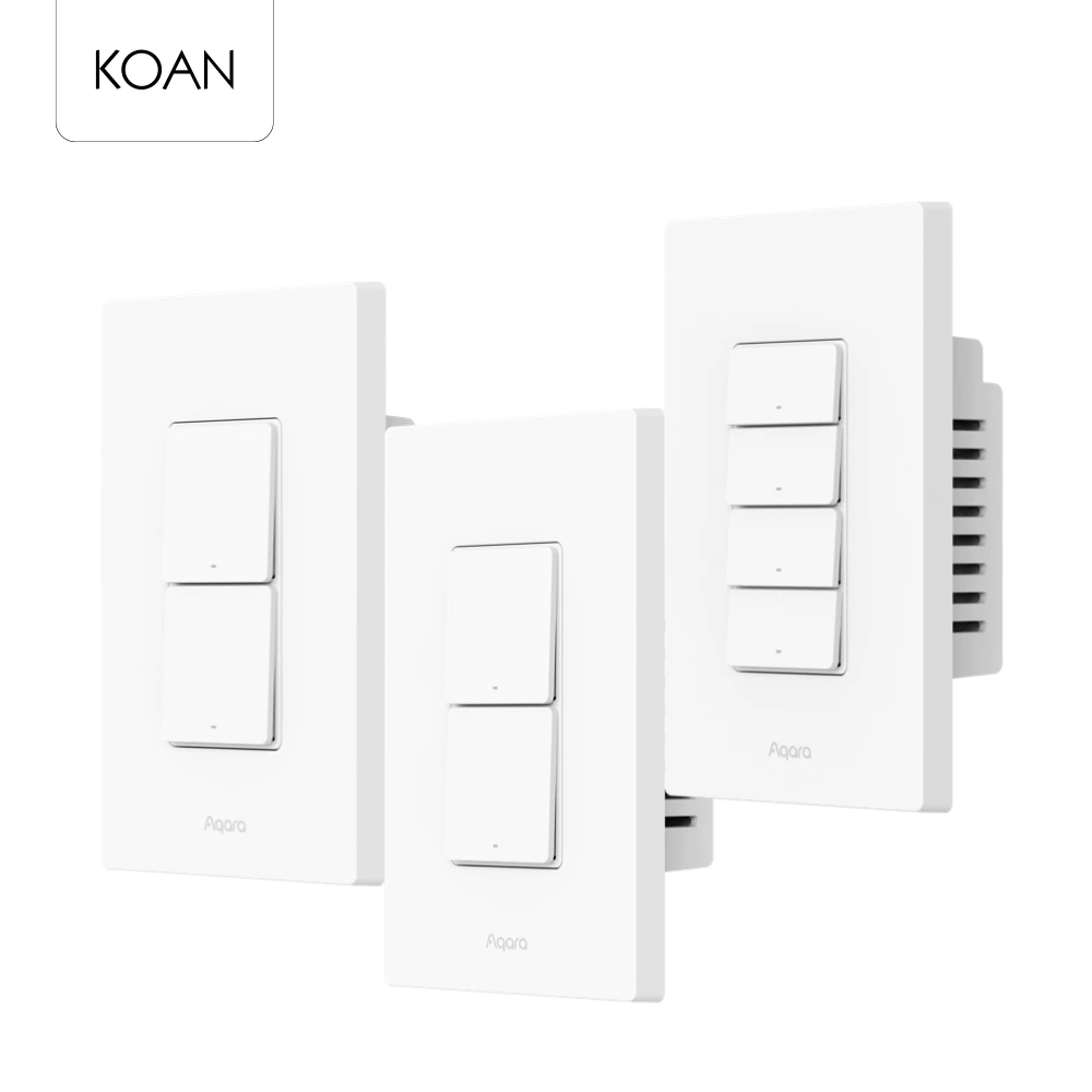 Aqara Light Switch H2 US - White (สินค้าใหม่กล่องชำรุด)