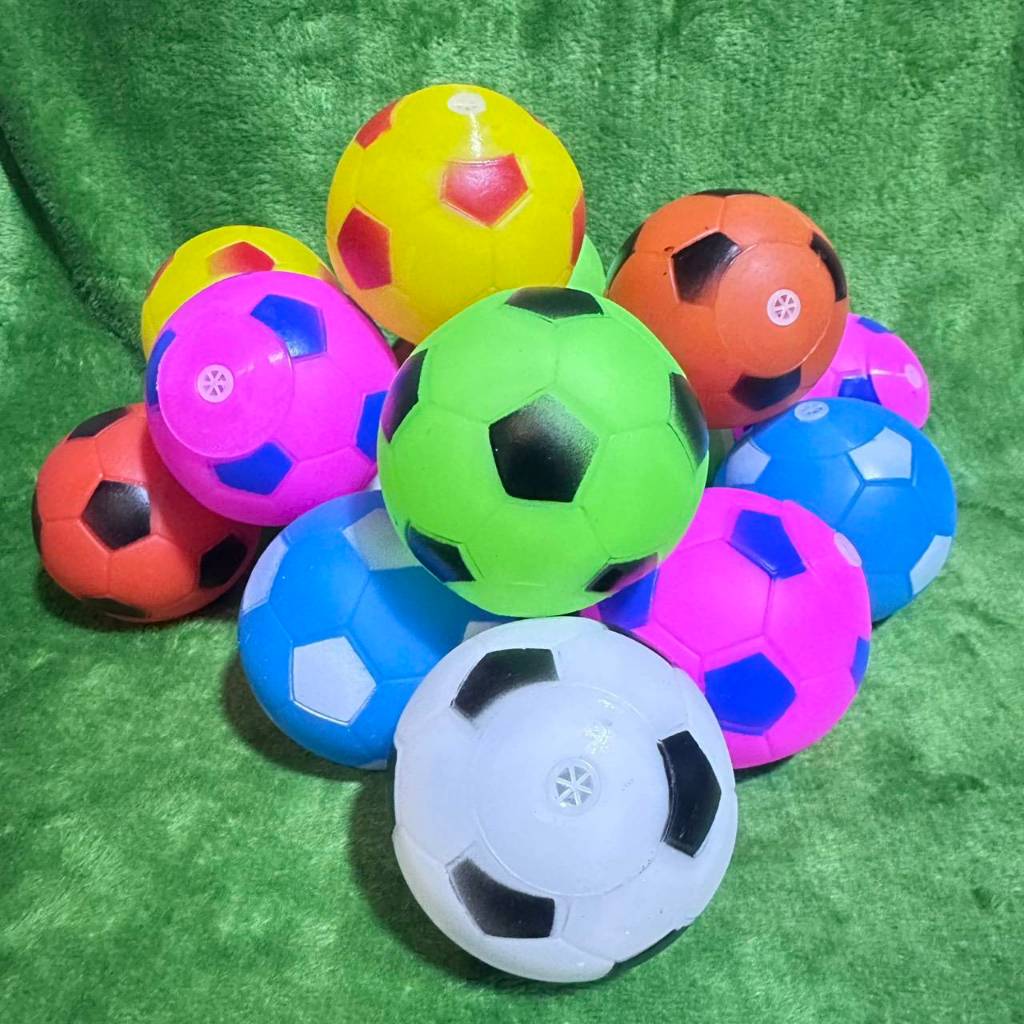 พร้อมส่ง ลูกบอลเด้ง มีเสียง 66 mm บอลบีบมีเสียง ลูกบอลคริสตัล ลูกบอล บอลบีบ ลูกเด้ง บอล ลูกบอล สำหรับเด็ก ของเล่นเด็ก เส