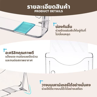 F2C ชั้นวางโบรชัวร์ อะคริลิค แบบตั้งโต๊ะ เหมาะสำหรับใช้ในสำนักงาน ห้องประชุม