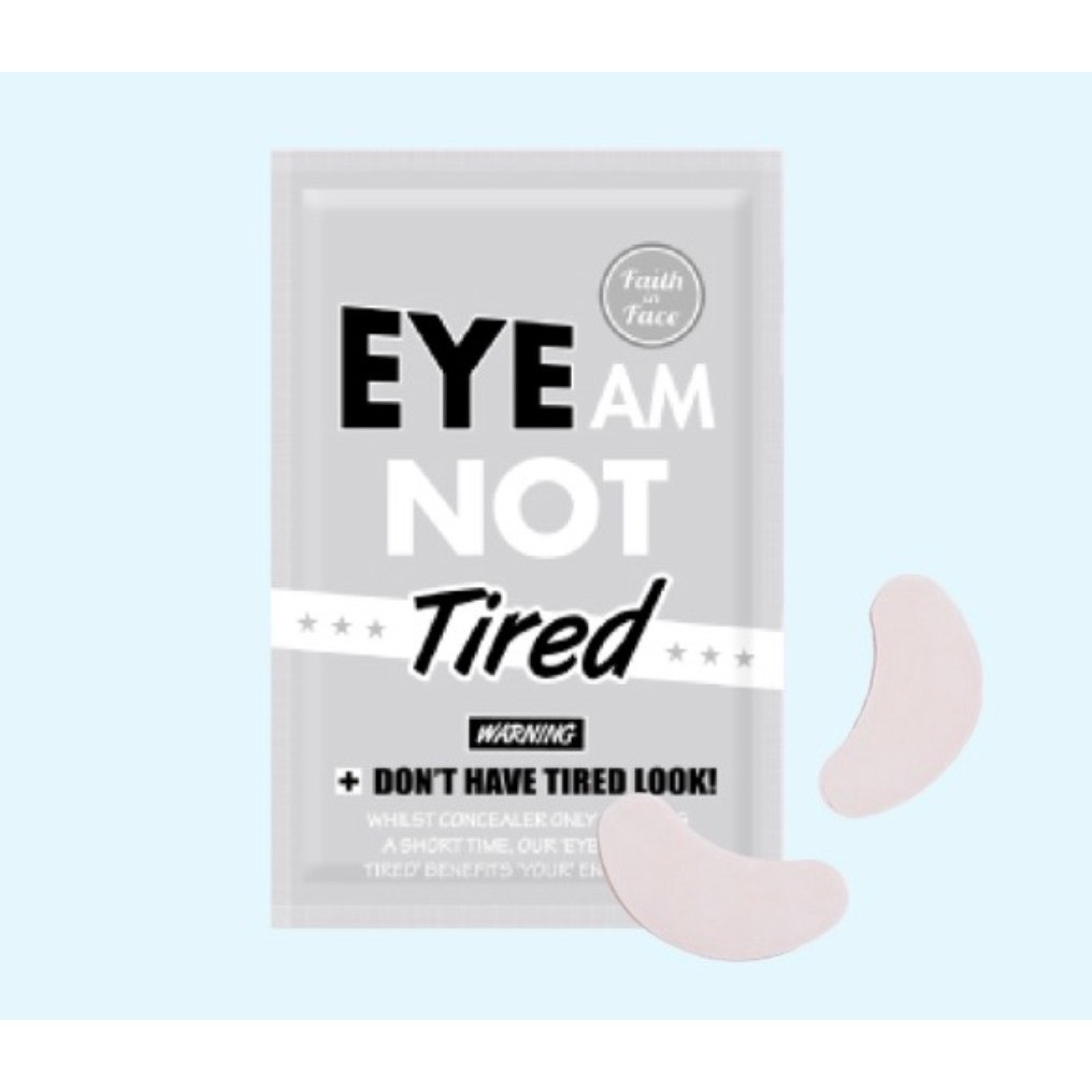 สินค้าสำหรับแถม ⚠ ( ห้ามกดสั่งซื้อ ) ⚠ FAITH IN FACE Eye Am Not Tired Eye Patch ( 1 ชิ้น )