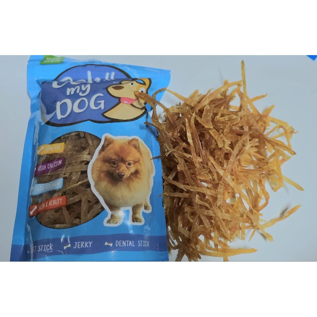 ขนมสุนัข สันในไก่สไลค์นิ่ม ขนาด300กรัม/150กรัม