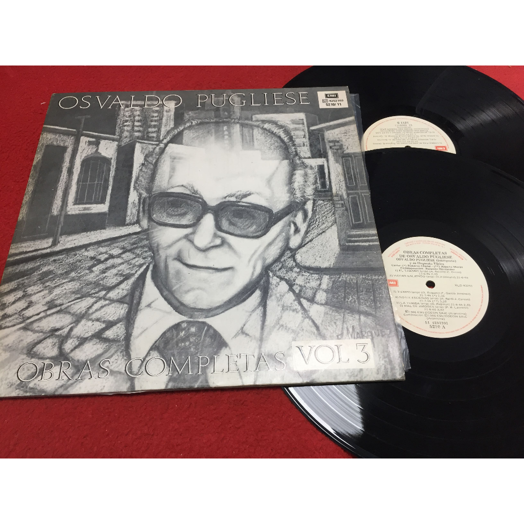 Obras Completas Vol 3 - Osvaldo Pugliese ขนาด 12 นิ้ว 2LP ร้าน PinHaiMusic B96