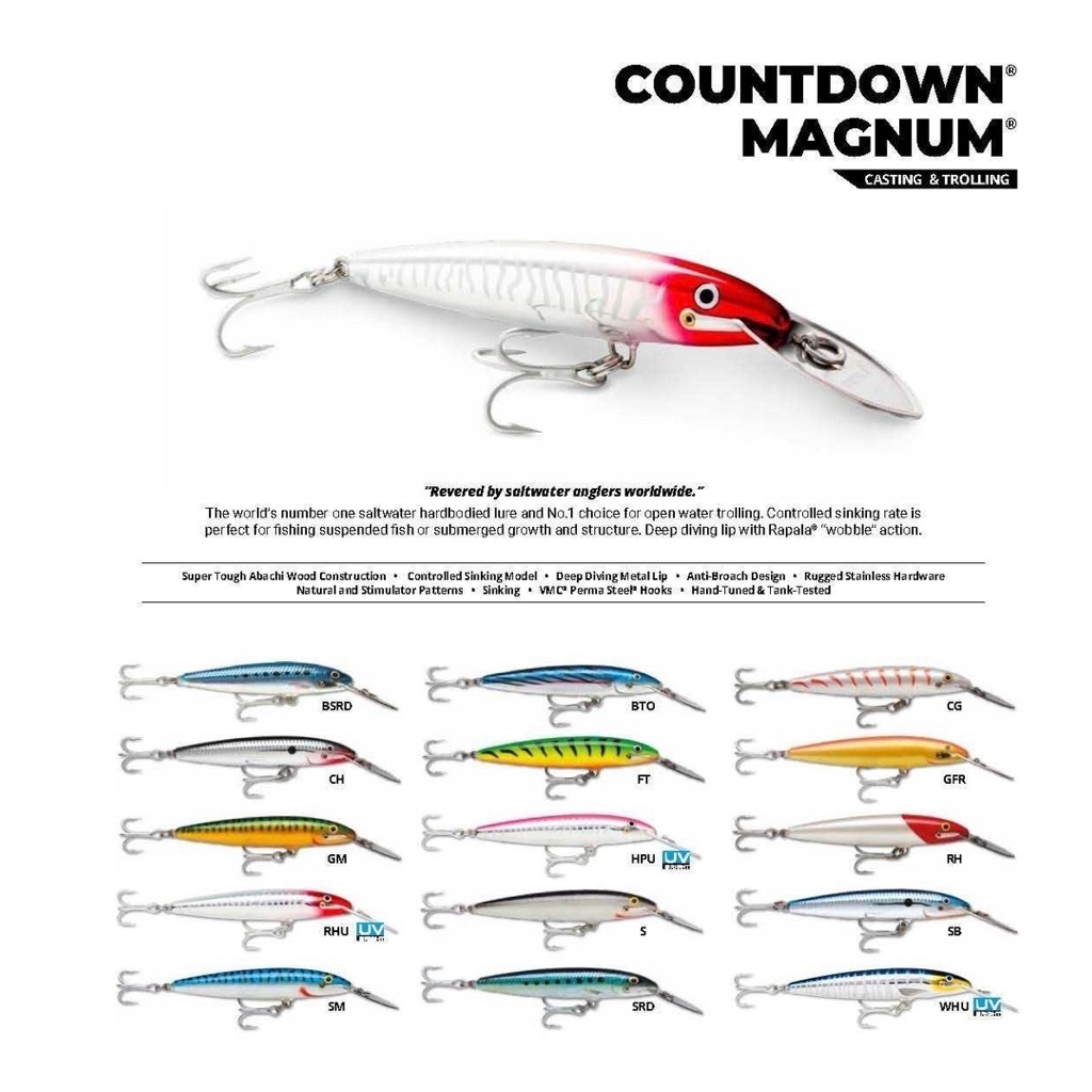 NEW !! RAPALA MAGNUM CD มีหลายสี