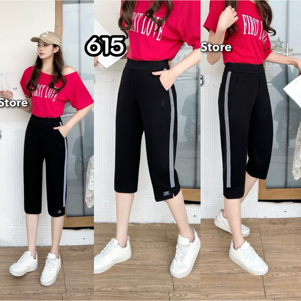 615  กางเกง Dolly Dell ทรงวอร์ม 5 ส่วน