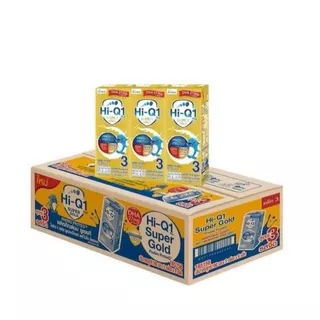 2 ลัง UHT Hi-Q Super Gold นมไฮคิว ซูเปอร์โกลด์ รสจืด180 มล (54 กล่อง)