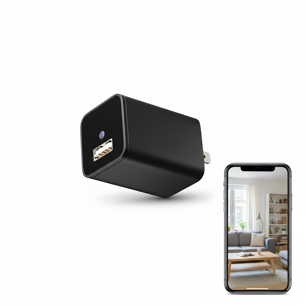 กล้องวงจรปิดจิ๋วไร้สาย WIFI กล้องไร้สาย กล้องวงจรปิด 4k ไม่เห็นแม้แต่เลนส์กล้อง