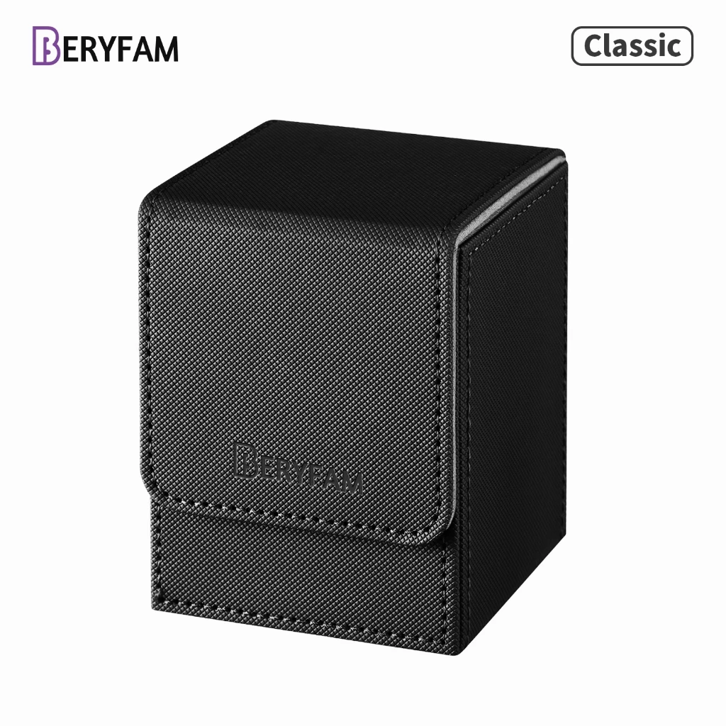 BERYFAM กล่อง DECK ใส่การ์ด 100+ หนัง PU แรงแม่เหล็ก สะสมการ์ด Deck Box โปเกมอน ยูกิโอ Blueberry thumbnail 8