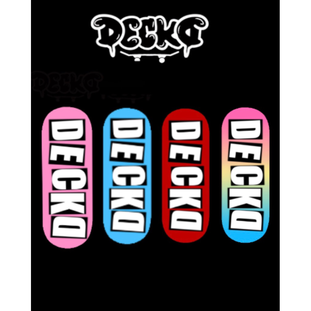 DECKD Fingerboard แผ่นฟิงเกอร์บอร์ด(แถมฟรีกริปเทป) มี2ขนาด32และ34mm