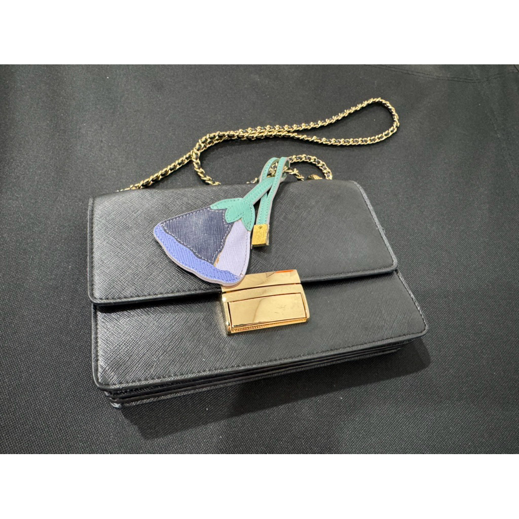 Kloset & Etcetera กระเป๋าสะพายข้างหนังเทียม มือสอง