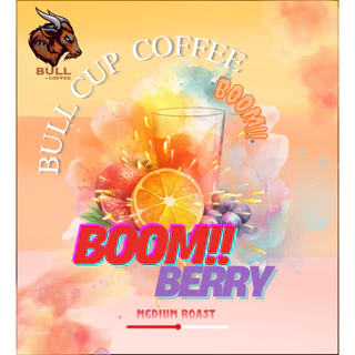 เมล็ดกาแฟคั่วกลาง Colombia ''หมักยีส กลิ่น BOOM BERRY'' Specialty Coffee