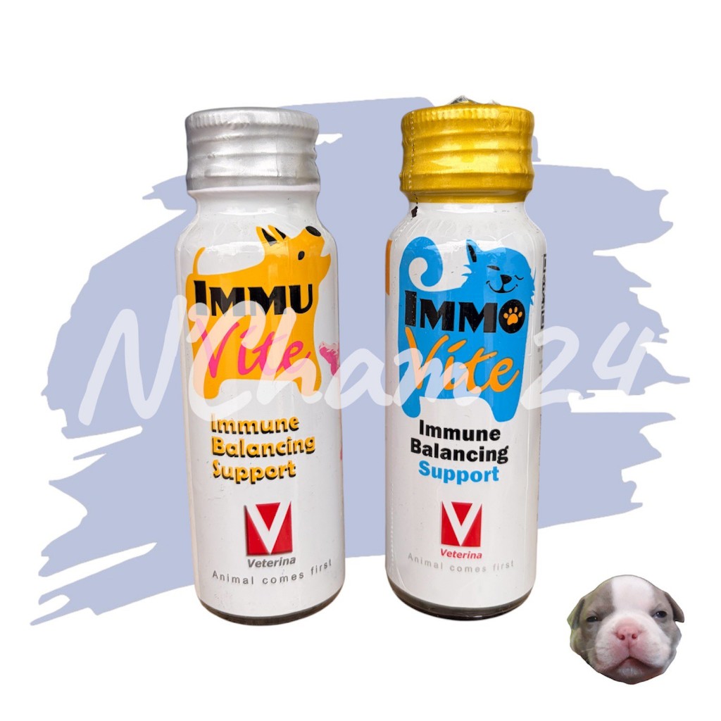 ImmuVite ขนาด 50 ml บำรุงสุนัข แมวและสัตว์เล็ก วิตามินเสริมภูมิแมว นก กระต่าย  มีไลซีน