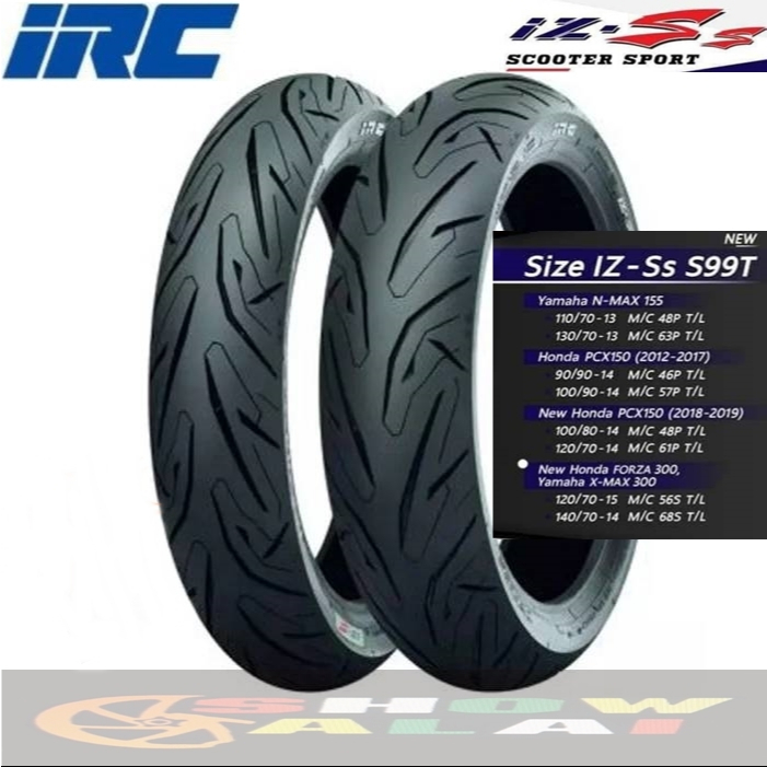 ยางนอกIRCรุ่นiz-Ss Scooter Sport ขอบล้อ 13,14,15 นิ้ว