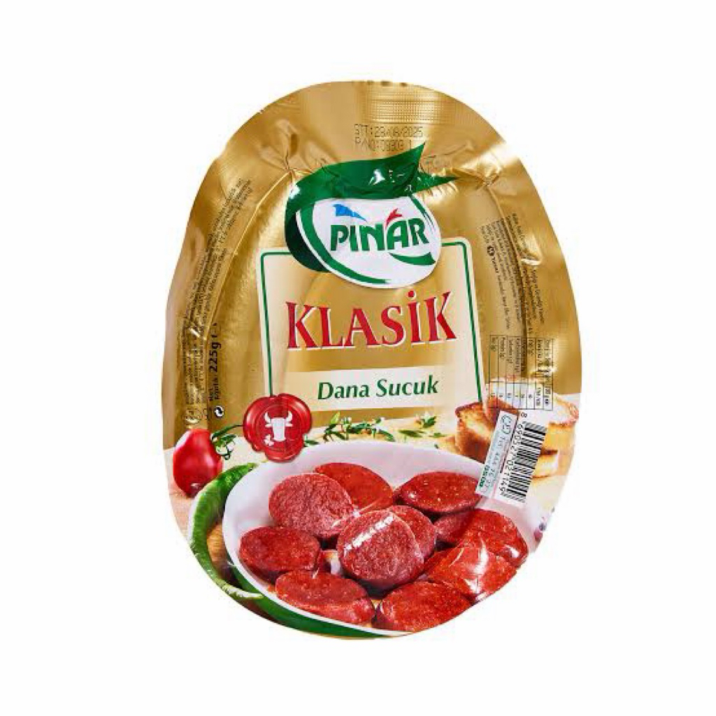 Pınar Klasik Kangal Sucuk 225 gr./ ไส้กรอกเนื้อตุรกี Halal