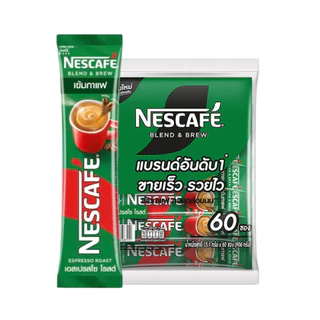 Live ไลฟ์โค้ดโหด [x60ซอง] เนสกาแฟ3in1 60ซอง แดง/เขียว