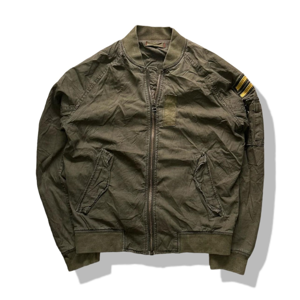 Andew Military Hooded Jacket(M) รอบอก 43”
