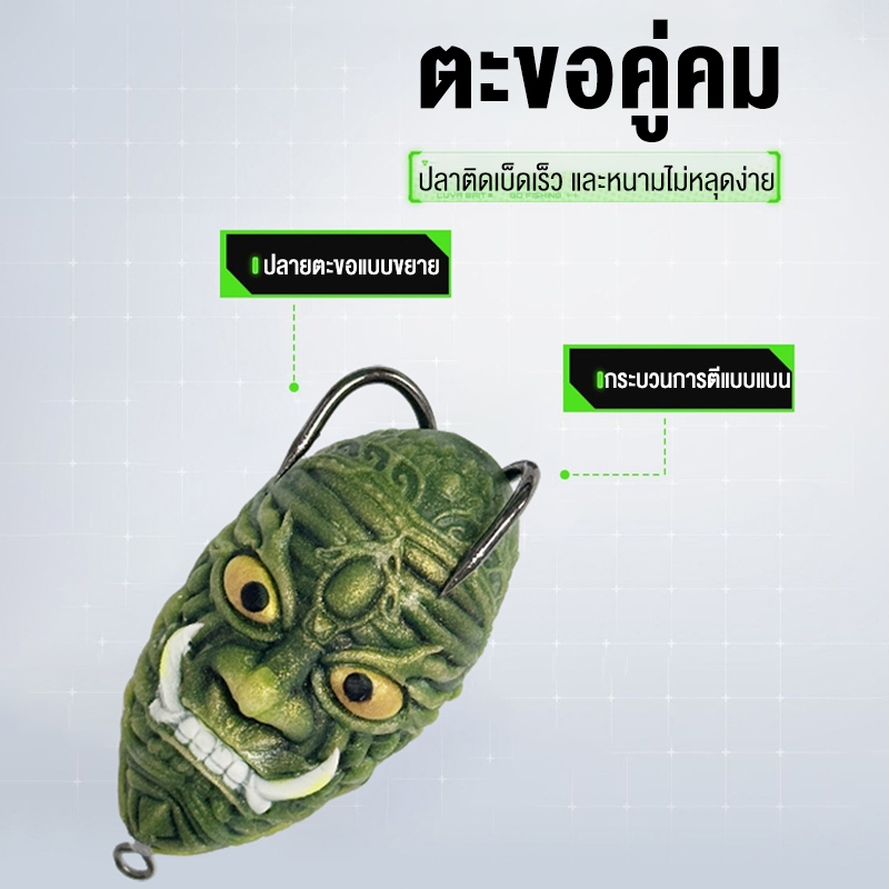 เหยื่อตกปลา เหยื่อปลอมตก 3.5 cm 6.5gHook 1ตกปลาช่อน รูปที่ 4