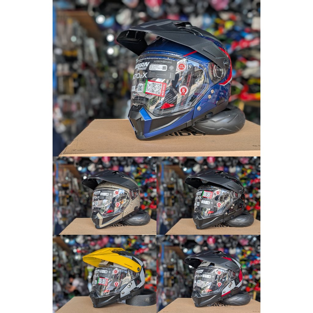 หมวกกันน็อคโมตาด NOLAN รุ่น N70-2X 5 สี ไซส์ M L XL