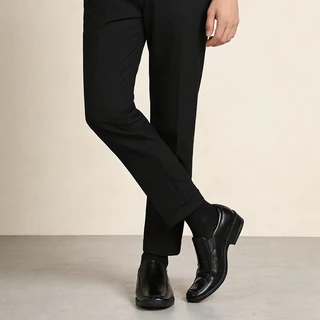 FBAShop รองเท้ายางผู้ชายใส่ทำงานรุ่นใหม่ หัวเหลี่ยม ข้อต่ำ โลฟเฟอร์ สไตล์อังกฤษ แบบสวม ใส่สบาย แนวสุภาพทางการ