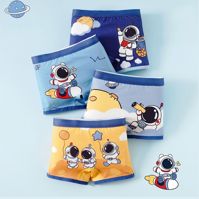 BOXER กางเกงในเด็กผู้ชาย แพ็ค 4 ตัว (ตรงปก เป๊ะปัง) มีไซส์ S-4XL สินค้าส่งจาก กทม. ตัดรอบทุกวัน บ่ายโมงค่ะ รูปที่ 5