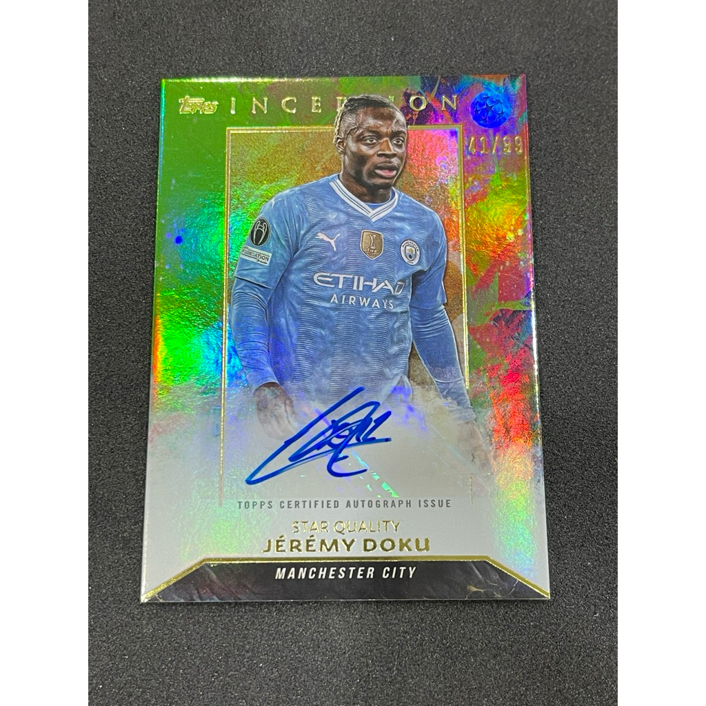 Topps Inception Autographed Card