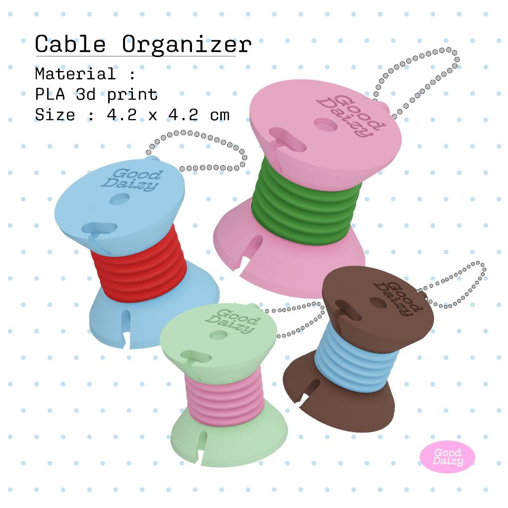 Cable Organizers ที่เก็บสายชาร์จ สายหูฟังน่ารัก