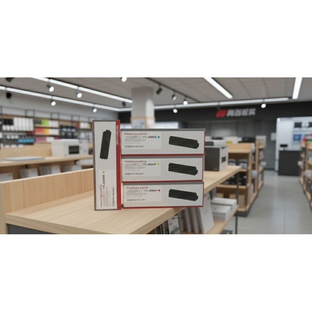 ตลับหมึกโทนเนอร์ PANTUM CTL-2000HK, C, M, Y Toner Cartridge