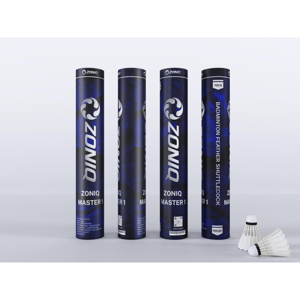 ZONIQ Master 1 (speed75) ลูกแบดขนห่านพรีเมี่ยม