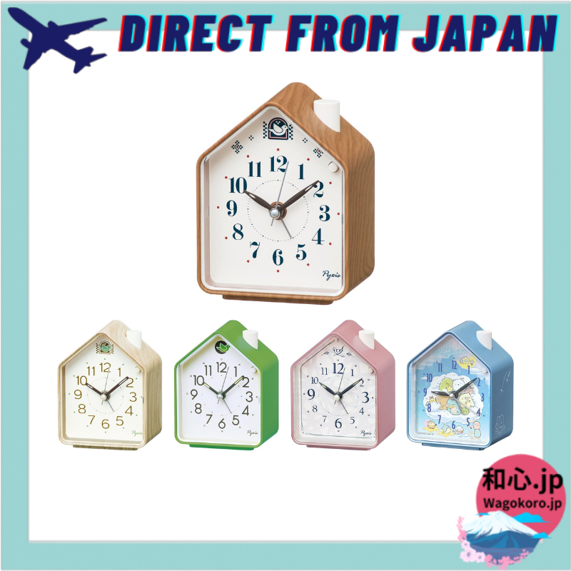 Seiko Clock Alarm Clock, Table Clock Series, Analog, Pixis / Character, 110 x 86 x 63mm【ส่งตรงจากญี่