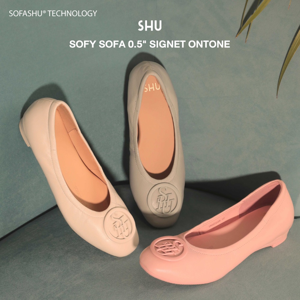 SHU SOFYSOFA 0.5" SIGNET ONTONE รองเท้าส้นสูง