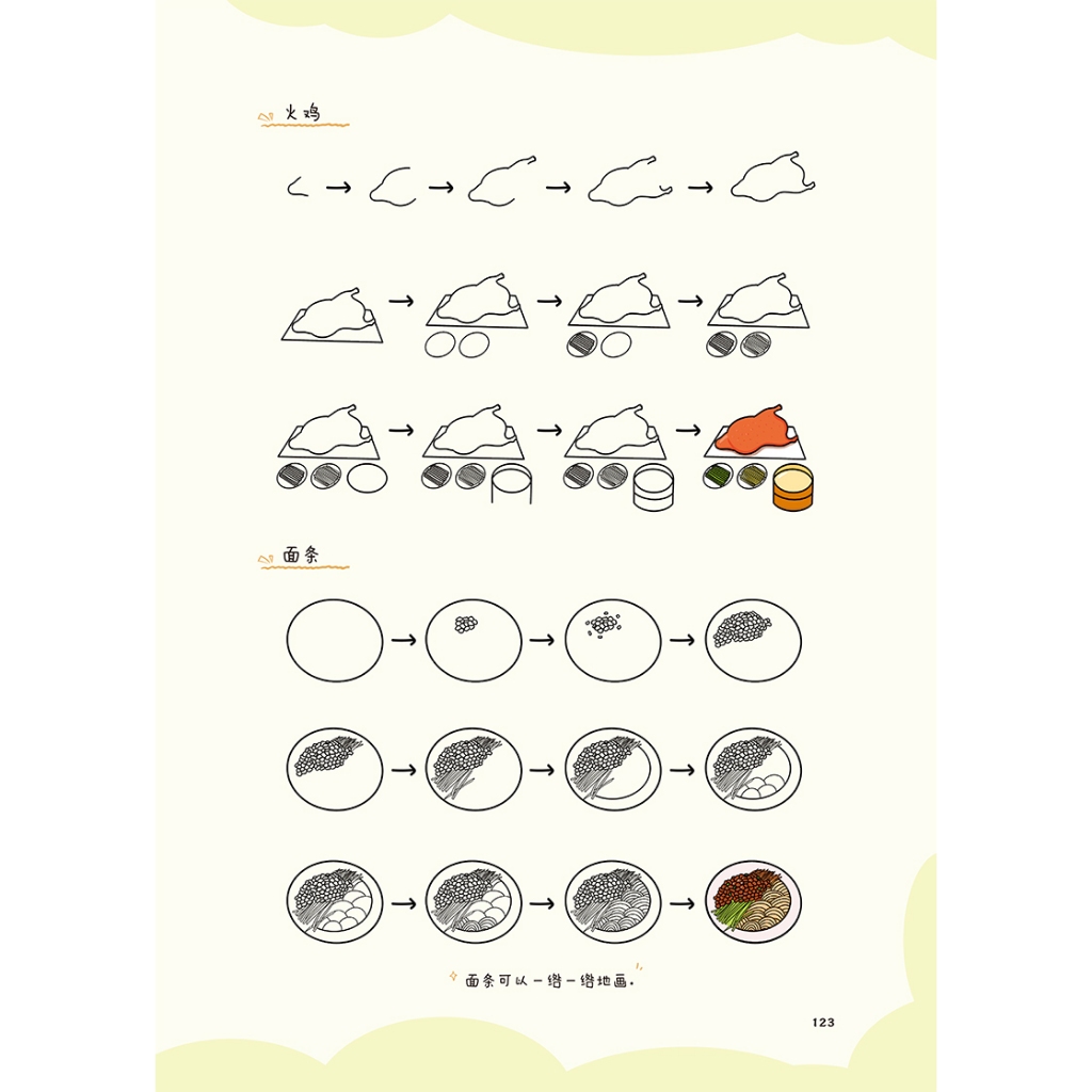 หนังสือสอนวาดภาพน่ารัก สไตล์สาวน้อยสดใส - รูปที่ 6