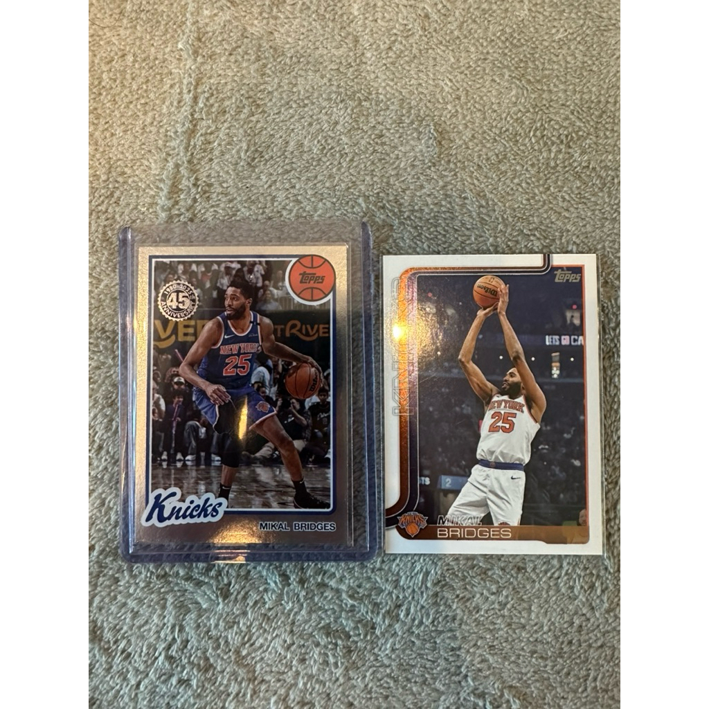 การ์ด Topps Basketball Mikal Bridges(45th anniversary,Base)