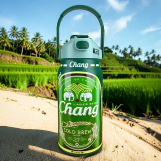 กระบอกน้ำเก็บความเย็น ขนาด1500 ml ใหญ่จุใจลายใหม่ไม่ซ้ำใคร มาพร้อมหูหิ้ว2ช่องดื่ม เก็บความเย็น 8-16 ชั่วโมง สแตนเลส304