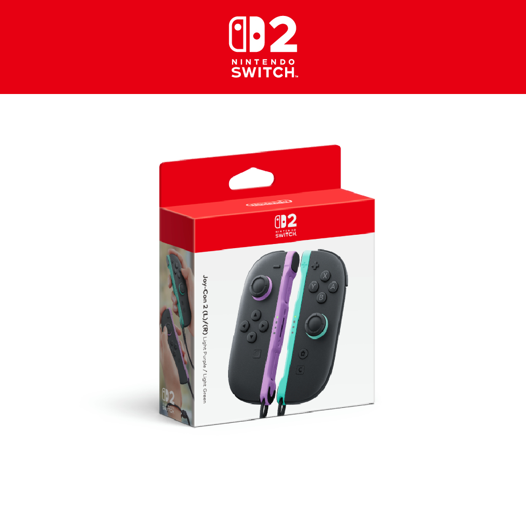 [Nintendo Official Store] Joy-Con 2 (L)/(R) Light Purple / Light Green  (คอนโทรลเลอร์)