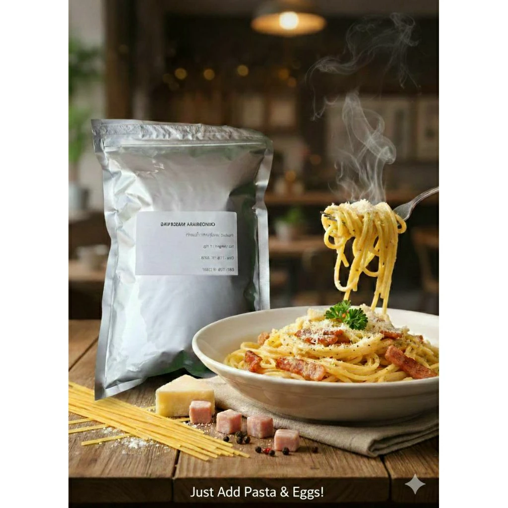 ผงซุปคาโบนาร่า สำหรับร้านค้า ขนาด 1 กิโลกรัม