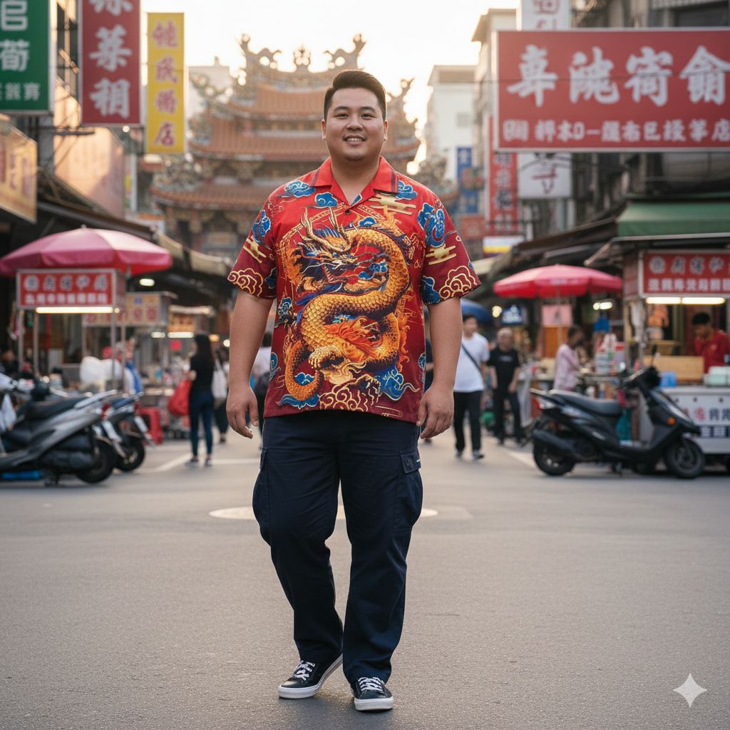  เสื้อเชิ้ตตรุษจีน China-style Hawaiian Shirt