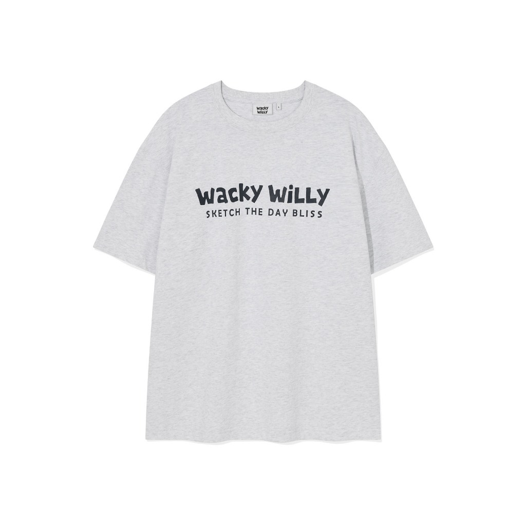 WACKY WILLY เสื้อยืดรุ่น Wacky Big Typo Short Sleeve T-Shirt Grey (80051SBTSSU_S6GRXX) — صورة 2