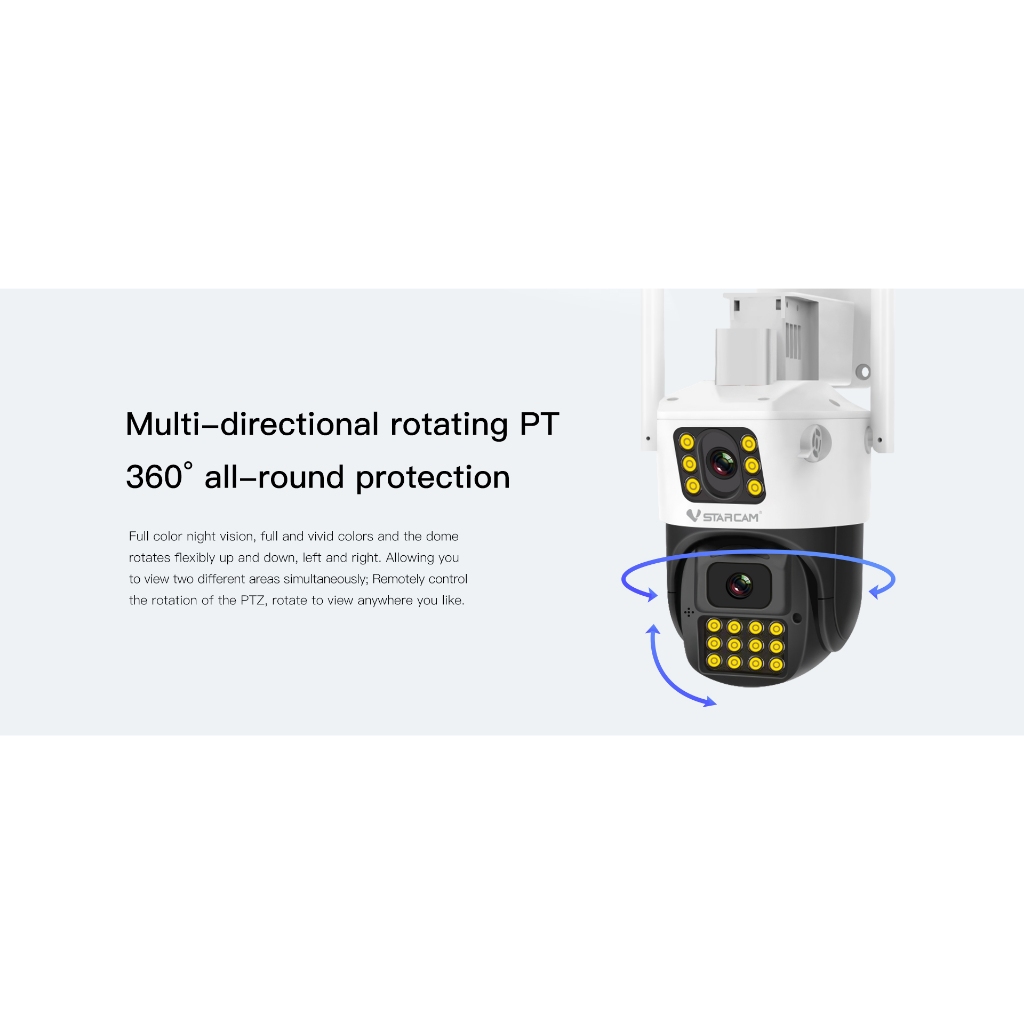 Vstarcam CG663DR SIM 4G กล้อง IP IP Camera ปลุกไซเรนติดตามอัตโนมัติไฟแฟลชกล้องวงจรปิด - รูปที่ 5