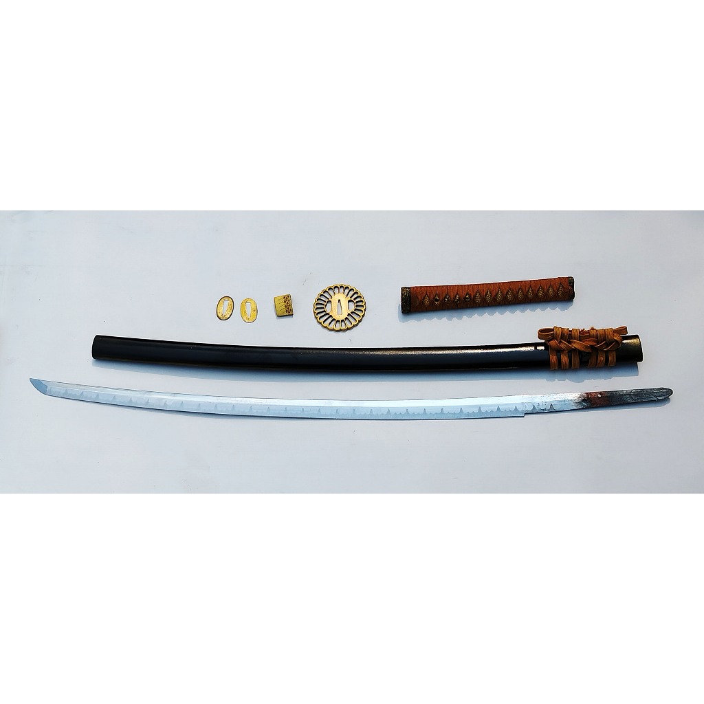 ดาบซามูไร คาตานะ (จำลอง) ใบดาบโลหะไม่มีคม มือสองจากญี่ปุ่น Iaito Replica katana sword