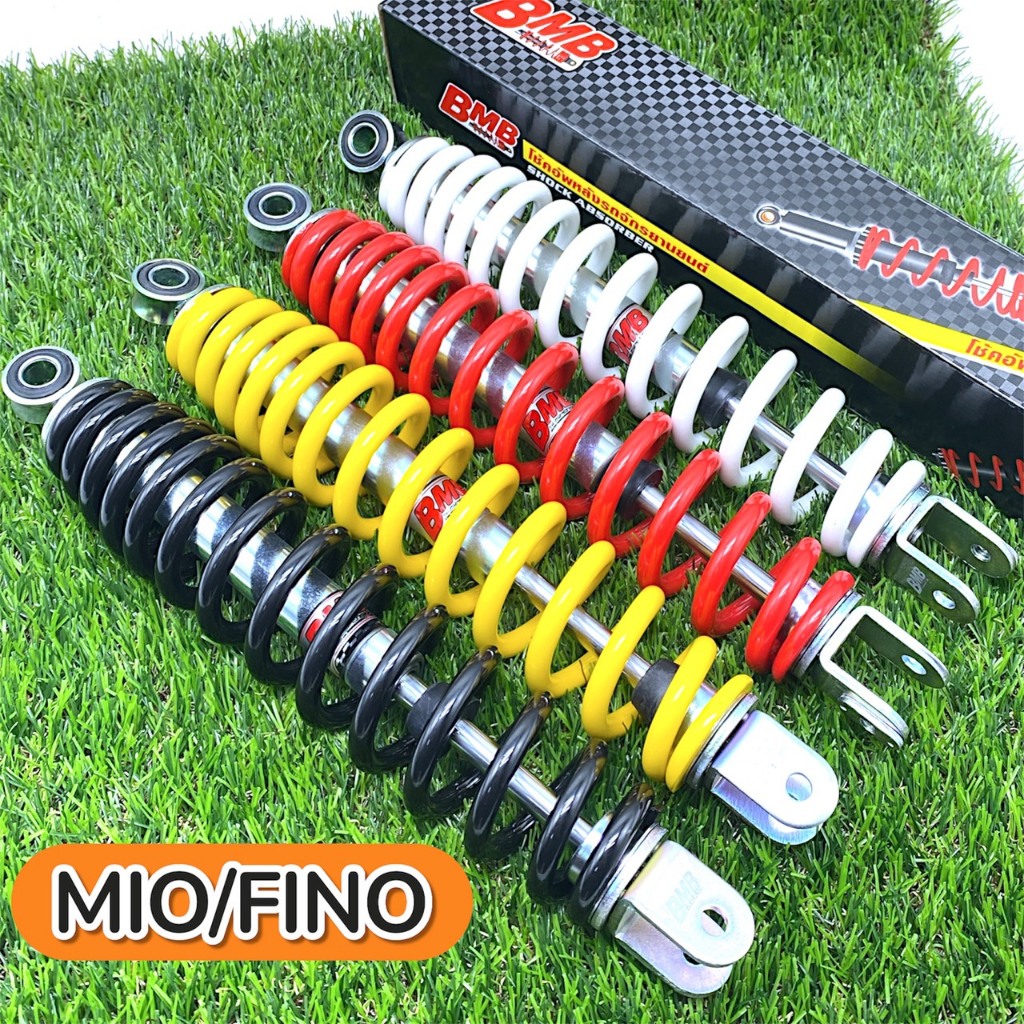 โช๊คหลังเดิม BMB รุ่นMIO,FINO,CLICK110,SCOOPY-I,ICON ขนาดสูง300 มิล(ราคาต่อคู่) มี4สี ให้เลือกซื้อ