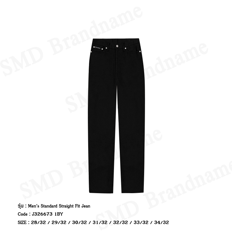 Calvin Klein Jeans กางเกงยีนส์ผู้ชาย รุ่น Men's Standard Straight Fit Jean Code: J326673 1BY