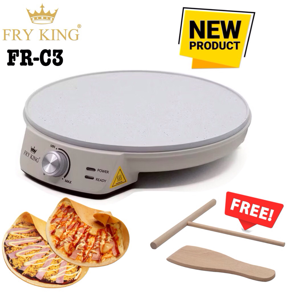 FRY KING Crepes Maker เครปญี่ปุ่น รุ่น FR-C3 (รุ่นใหม่สีเบจไม่ใช่สีดำ)